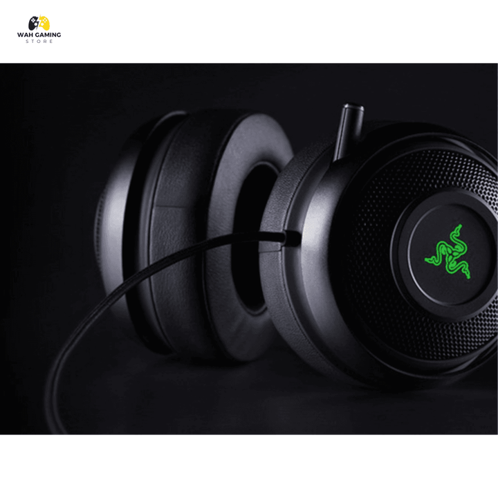 Razer Kraken 7.1 V2 7.1 Surround Sound Retractable Noise-Cancelling Mic Lightweight Aluminum Frame Gaming Headset Used Best Condition - Wah Gaming Store