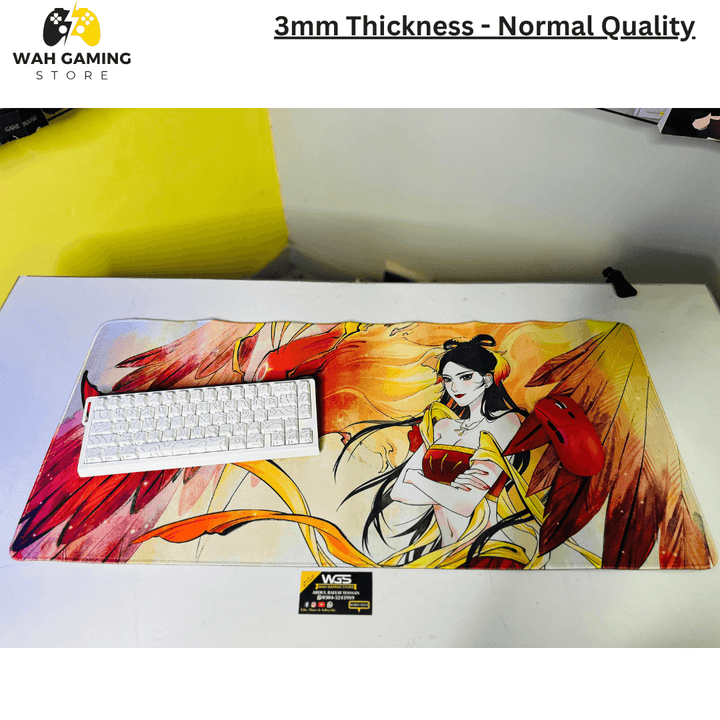 Premium Design XXL Size Mousepads - Full Size Table Mats Size (900mm X 400 mm) - Wah Gaming Store