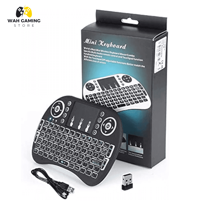 Mini Keyboard + Mouse Wireless Connection Rgb Remote - Wah Gaming Store