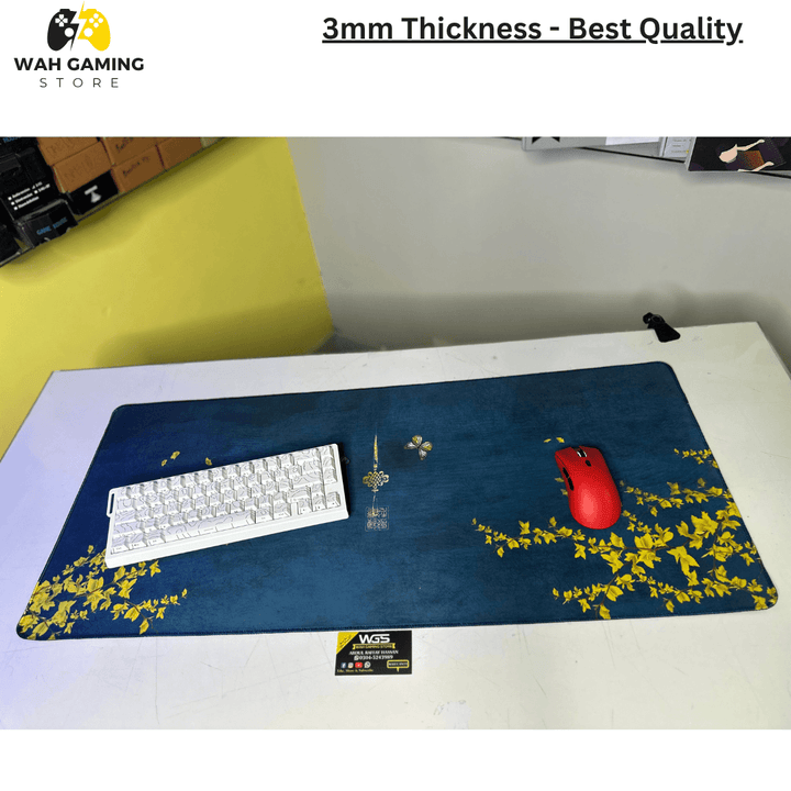 Premium Design XXL Size Mousepads - Full Size Table Mats Size (900mm X 400 mm) - Wah Gaming Store