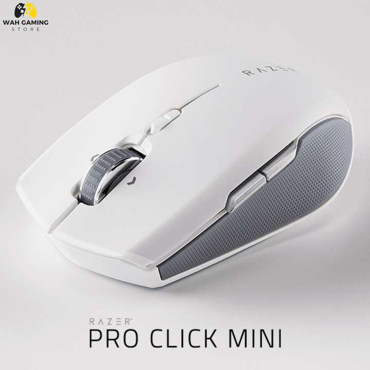 Razer Pro Click Mini Portable Wireless Mouse Sleek & Compact Design HyperScroll Technology Productivity Dongle Connect up to 4 Devices 7 Programmable Buttons Used Best Condition - Wah Gaming Store