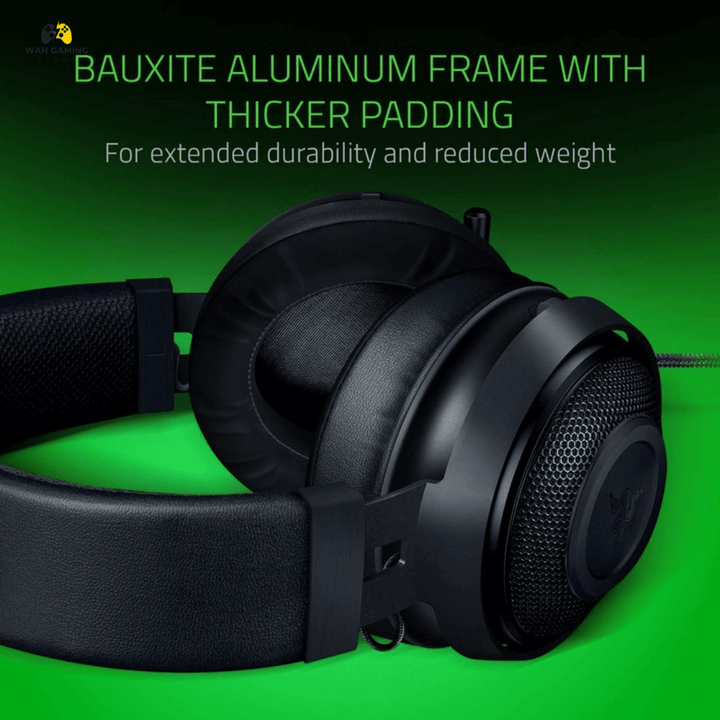 Razer Kraken 7.1 V2 7.1 Surround Sound Retractable Noise-Cancelling Mic Lightweight Aluminum Frame Gaming Headset Used Best Condition - Wah Gaming Store