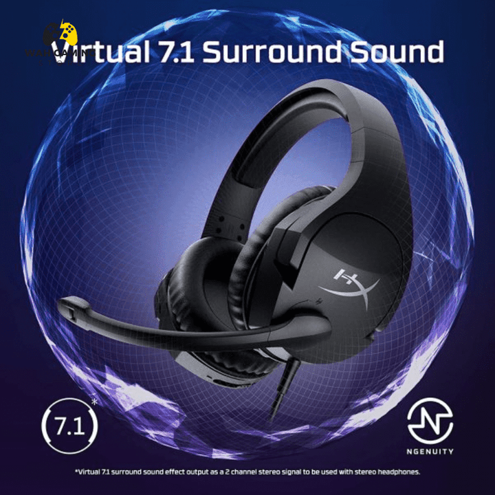 HyperX Cloud Stinger S Gaming Headset 7.1 Noise Cancellation Microphone - Wah Gaming Store