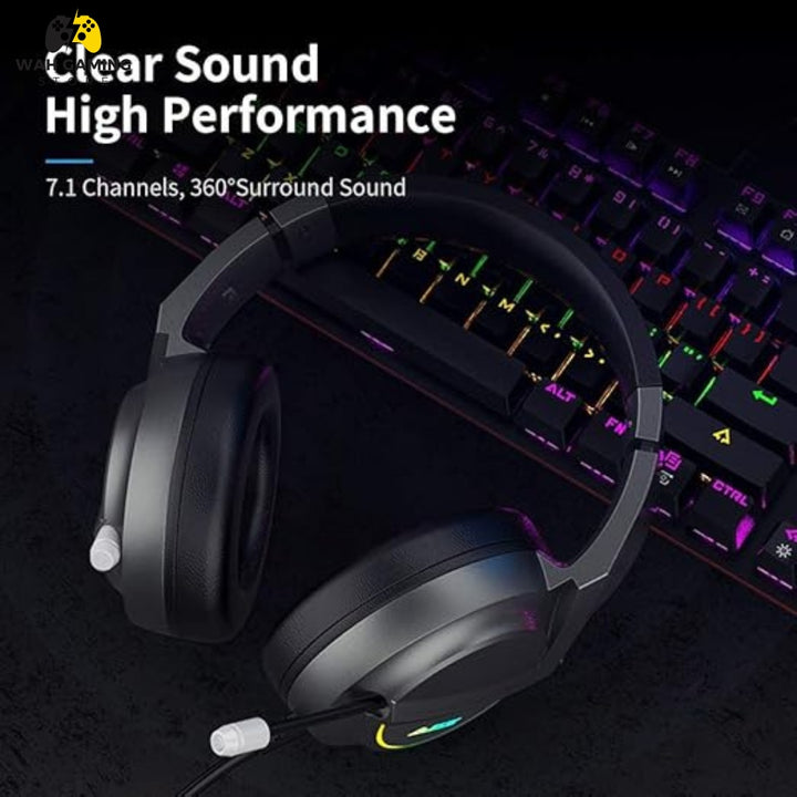 Ajazz AX365 7.1 Gaming Headset | Virtual Surround Sound Headset – Wah ...