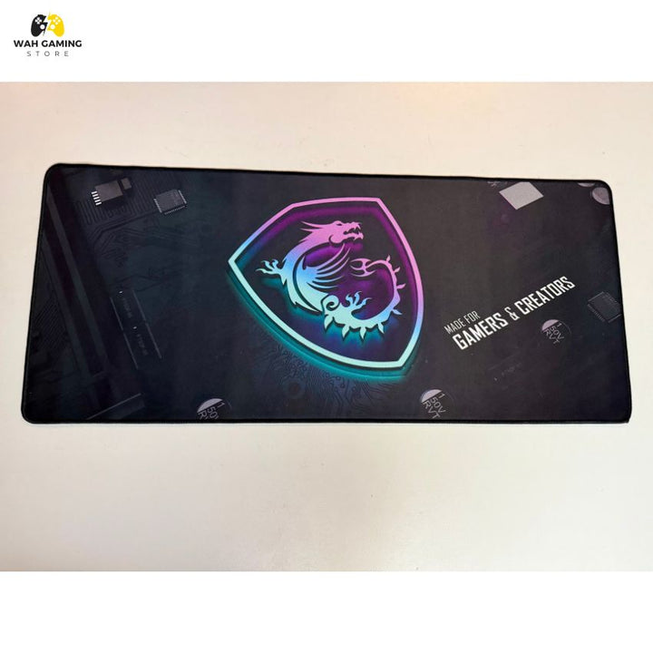 MSI Gamers & Creators Mouse Pad – RGB Dragon Design Large 70×30 cm
