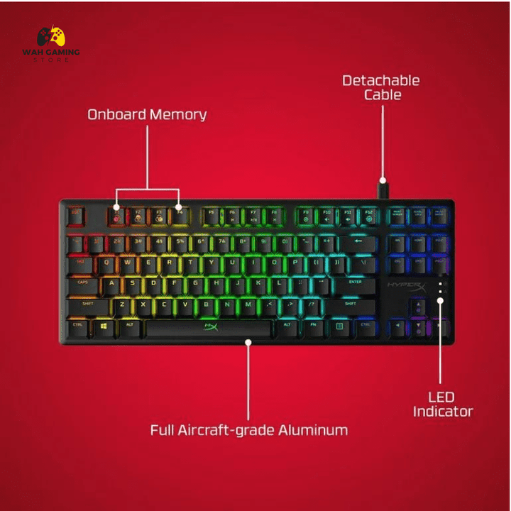 HyperX Alloy Origins Core Tenkeyless Mechanical Gaming Keyboard - Wah Gaming Store