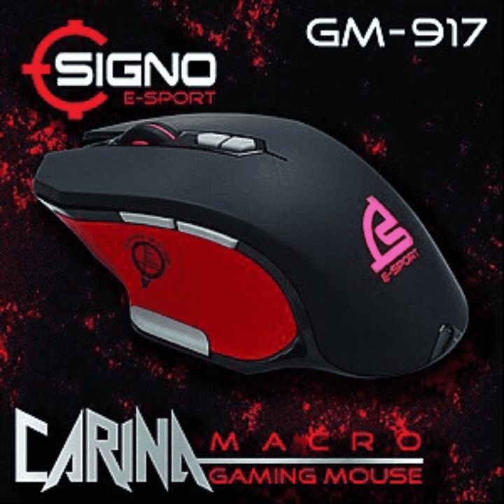 SIGNO E-Sport CARINA Macro Gaming Mouse GM-917 - Wah Gaming Store