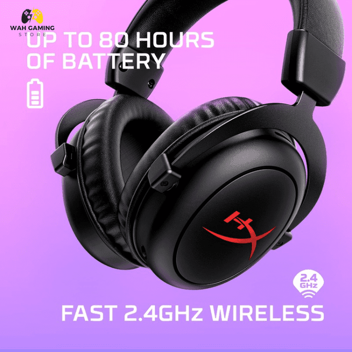 HyperX Cloud II Core Wireless Gaming Headset for PC, DTS X Headphone Open Box Brand New Condition 1 Month Local Warranty - Wah Gaming Store