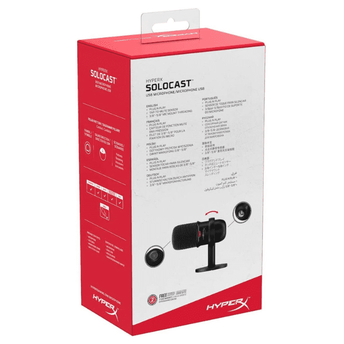 HyperX SoloCast - USB Microphone Used OPenBox Condition - Wah Gaming Store