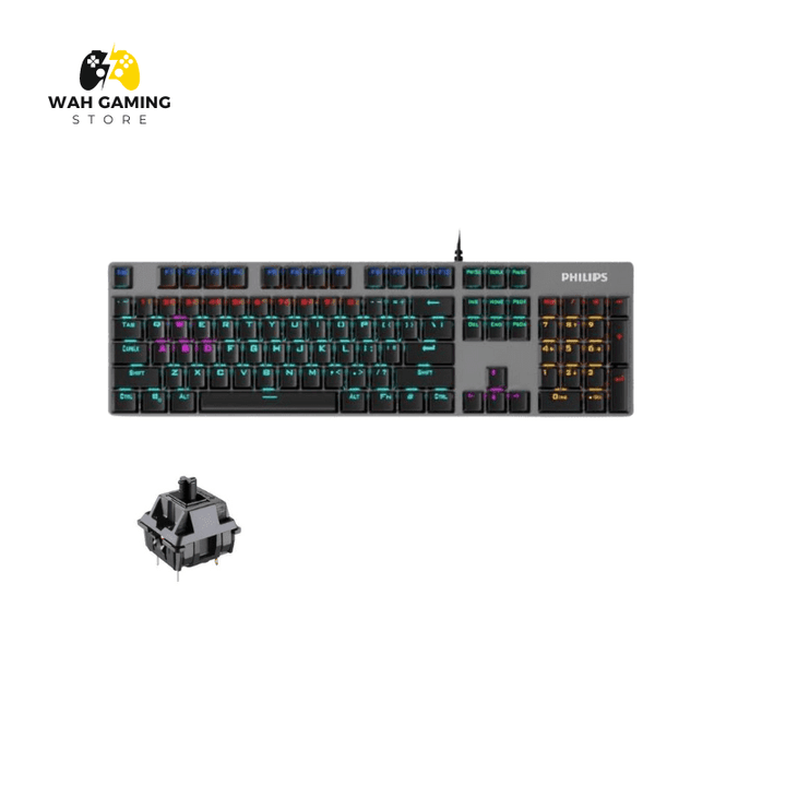 Phillips Spk 8404 - Rgb Mechanical Keyboard - Wah Gaming Store