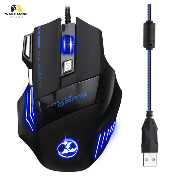 G5 Wired Mouse 7 Button RGB Luminous Gaming Mouse 7 Buttons 3200 DPI And Fire Button - Wah Gaming Store
