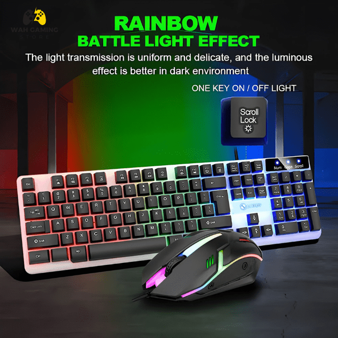 Gtx 350 Gaming Mouse Keyboard Combo - Wah Gaming Store