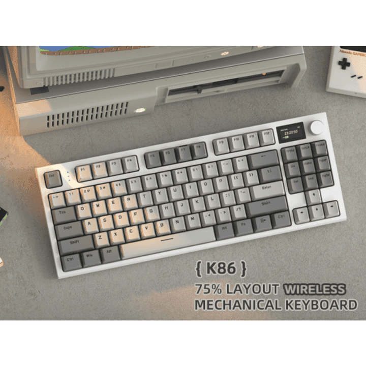 ATTACK SHARK K86 Tri Mode Wireless Mechanical Keyboard - Wah Gaming Store