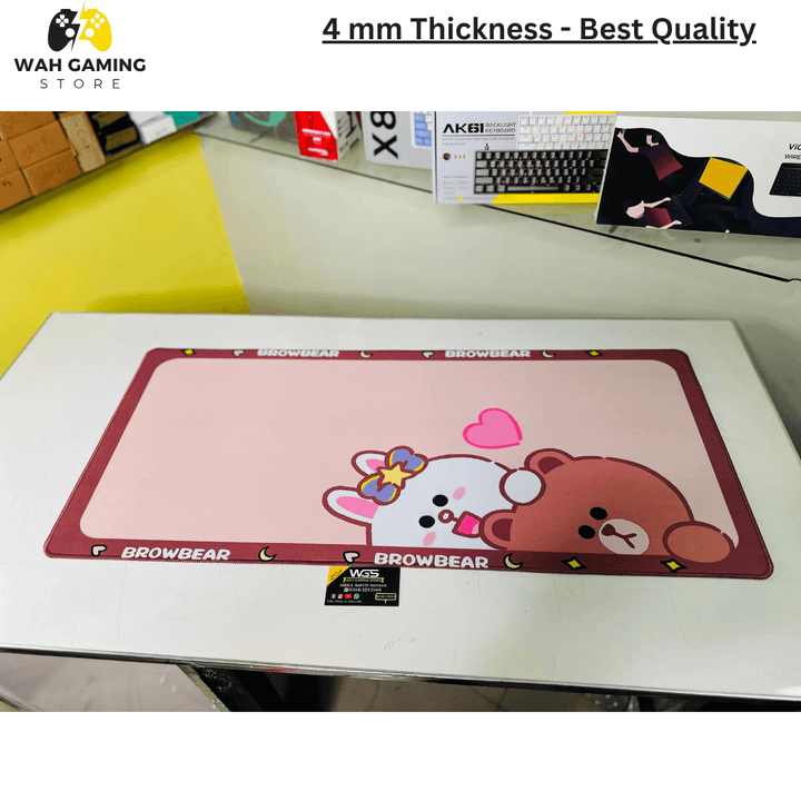 Premium Design XXL Size Mousepads - Full Size Table Mats Size (900mm X 400 mm) - Wah Gaming Store
