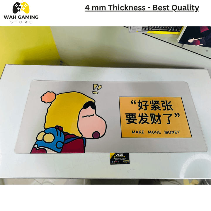 Premium Design XXL Size Mousepads - Full Size Table Mats Size (900mm X 400 mm) - Wah Gaming Store