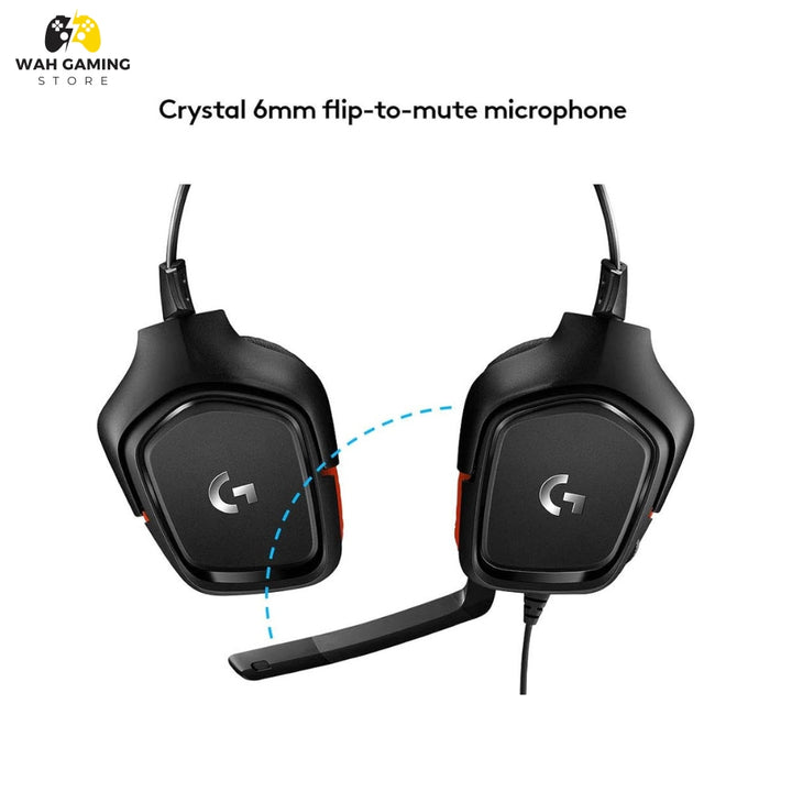 Logitech G331 headset with flip-to-mute microphone