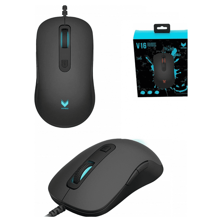RAPOO V16 Wired Optical Gaming Mouse - Wah Gaming Store