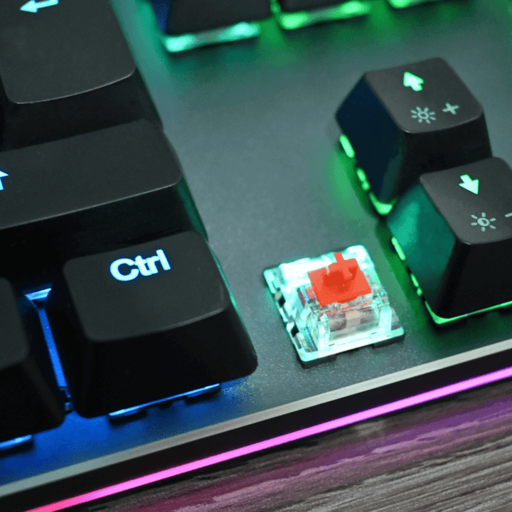 AUKEY KM G12 RGB MECHANICAL GAMING KEYBOARD BROWN SWITCH - Wah Gaming Store