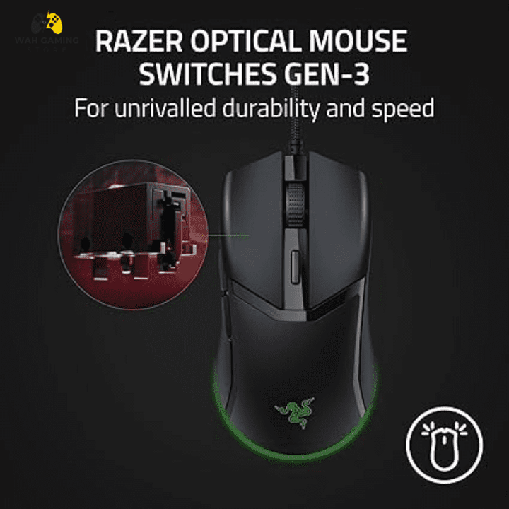 Razer Cobra Perfected For Play With Razer Optical Mouse Switches GEN‑3 Used Without Box - Wah Gaming Store