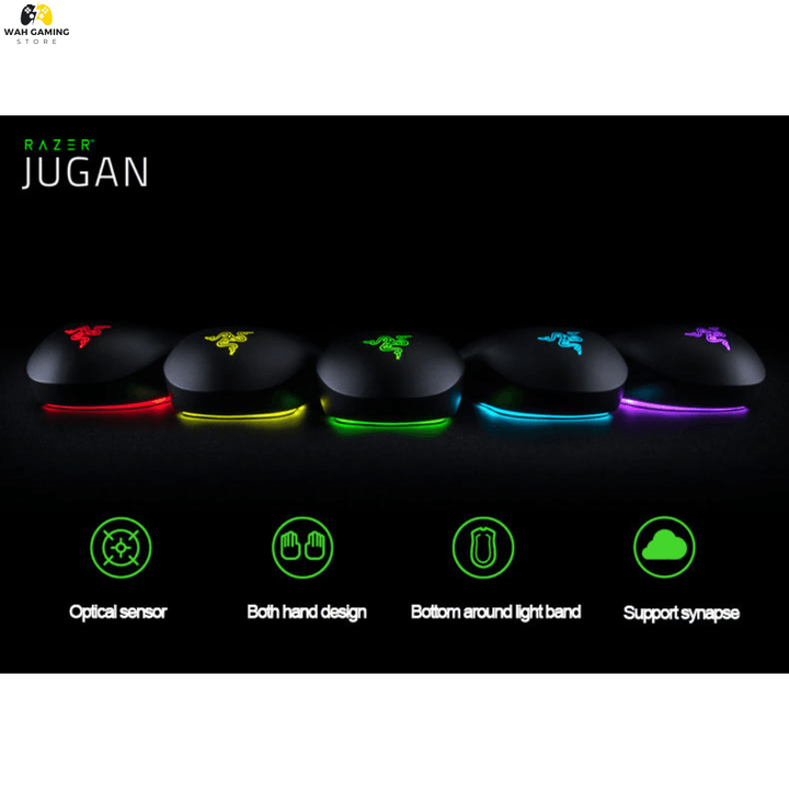 Razer Jugan Wired RGB 7200 DPI Gaming Mouse Open Box Brand New Condition - Wah Gaming Store
