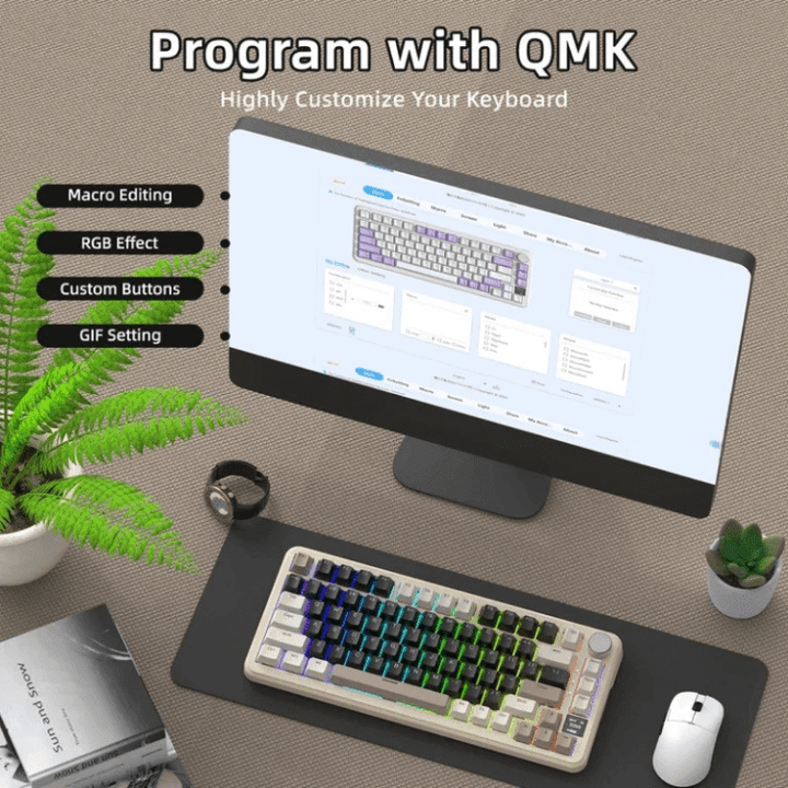 ATTACK SHARK X85PRO Tri-mode Gasket Mechanical Keyboard - Wah Gaming Store