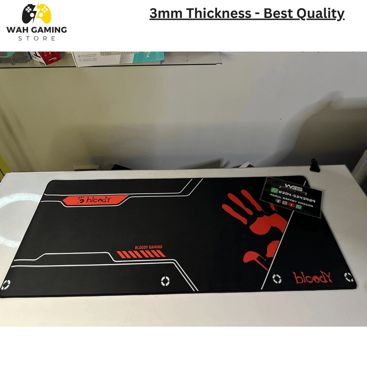 Premium Design XXL Size Mousepads - Full Size Table Mats Size (900mm X 400 mm) - Wah Gaming Store