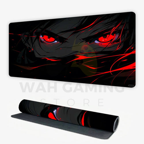 XXL Itachi Red Black anime gaming mousepad WAH GAMING STORE