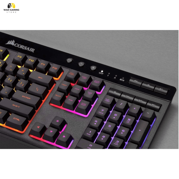 CORSAIR K57 RGB Wireless Gaming Keyboard <1ms response time with Slipstream Wireless Connect with USB dongle, Bluetooth or wired Full RGB Backlit Keys, Black Used excellent condition - Wah Gaming Store