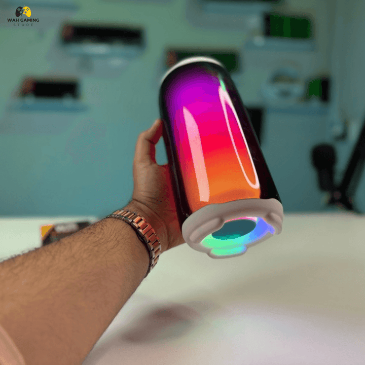 Pulse 5 TWS RGB Wireless Bluetooth Speaker Premium Built And Crisp Bass Audio - Wah Gaming Store