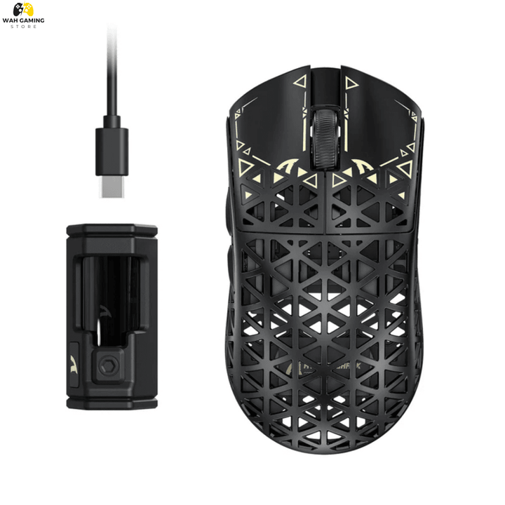 Attack Shark R5 Ultra 8K Carbon Fiber Wireless Gaming Mouse with 42,000 DPI - PAW3950 MAX Sensor, Nordic, 39g Ultra-Lightweight Brand New - Wah Gaming Store