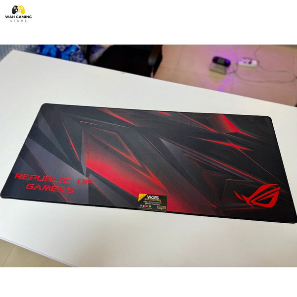 900x400 Gaming Mousepad – Red ROG Extended