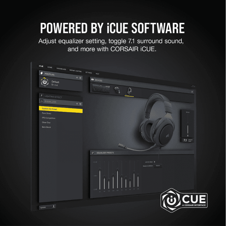 Corsair Hs 60 Pro 7.1 Surround Sound - Wah Gaming Store