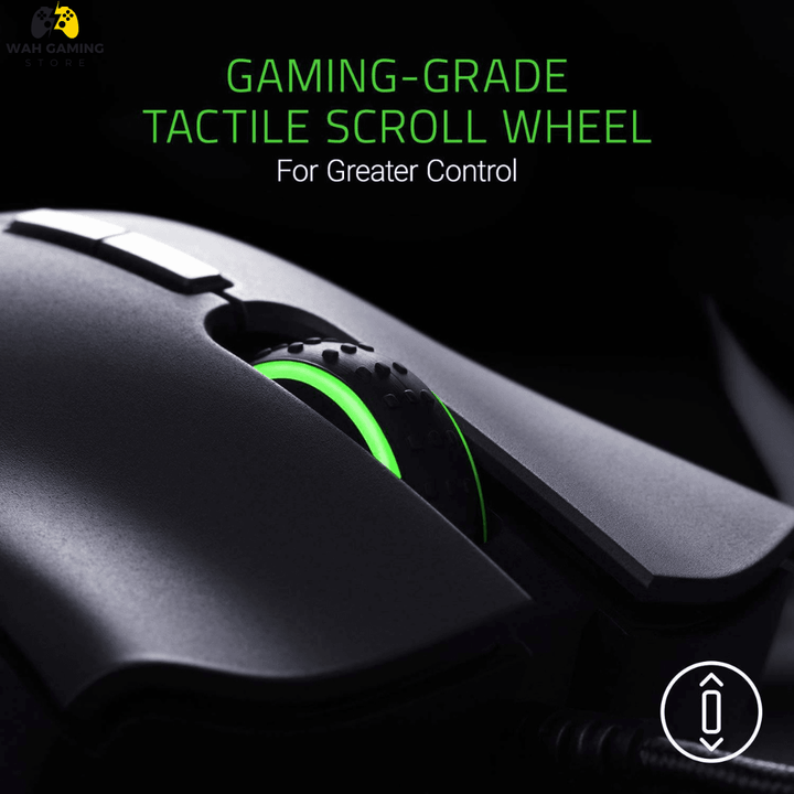 Razer DeathAdder Elite Gaming Mouse 16,000 DPI Optical Sensor Chroma RGB Lighting 7 Programmable Buttons Without Box -Used But Best Condition - Wah Gaming Store