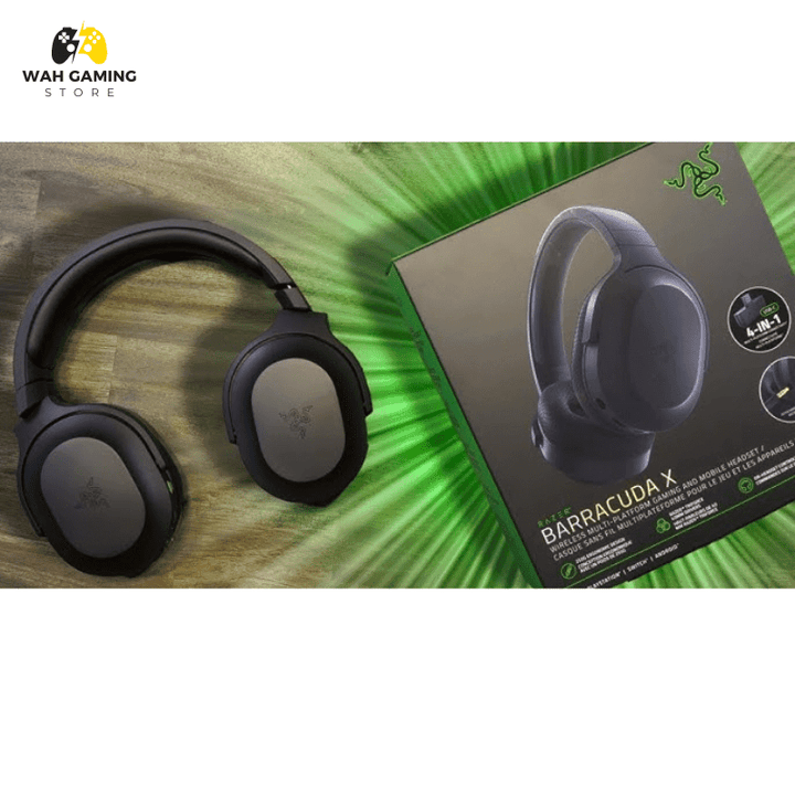 Razer Baracuda X 2020 - Black/White Wireless Gaming Headphone - Wah Gaming Store