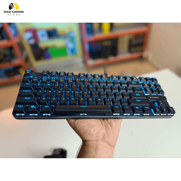 E-YOOOSO Z-66 Gaming Keyboard - Blue Switches Mechanical Keyboard Deatachble Wire - Wah Gaming Store
