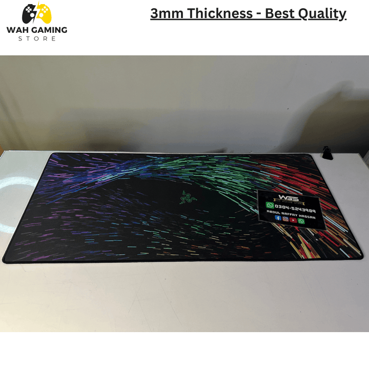 Premium Design XXL Size Mousepads - Full Size Table Mats Size (900mm X 400 mm) - Wah Gaming Store