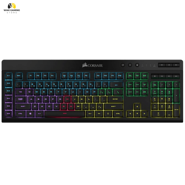 CORSAIR K57 RGB Wireless Gaming Keyboard <1ms response time with Slipstream Wireless Connect with USB dongle, Bluetooth or wired Full RGB Backlit Keys, Black Used excellent condition - Wah Gaming Store