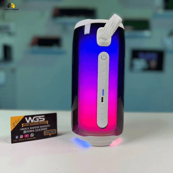 Pulse 5 TWS RGB Wireless Bluetooth Speaker Premium Built And Crisp Bass Audio - Wah Gaming Store