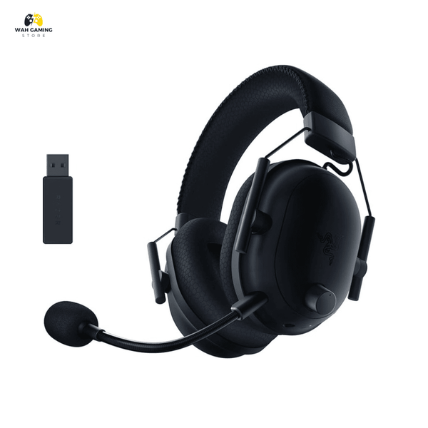 Razer BlackShark V2 Pro 2023 Wireless Gaming Headset With Detachable Noise Cancelling Mic 50mm Drivers Noise-Isolating Ultra-Soft Memory Foam Earcups Used Best Condition - Wah Gaming Store