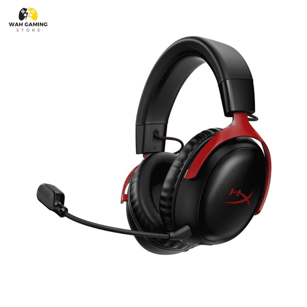 HyperX Cloud III Wireless Gaming Headset for PC, PS5, PS4, up to 120-hour Battery, 2.4GHz Wireless, DTS Spatial Audio, 53mm Angled Drivers Open Box Brand New Condition 1 Month Local Warranty - Wah Gaming Store