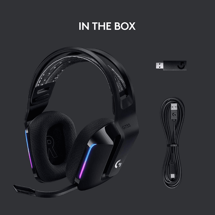 G733 Ultra-Lightweight, Wireless Gaming Headset - Open Box - Wah Gaming Store