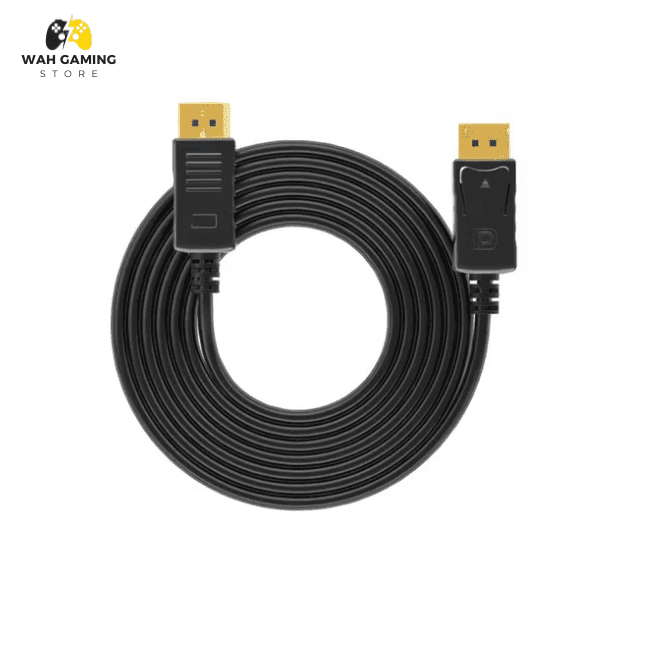 Display Port to DisplayPort Cable DP Male to Male Cord 4K HD 1.8 Meters Top Quality - Wah Gaming Store