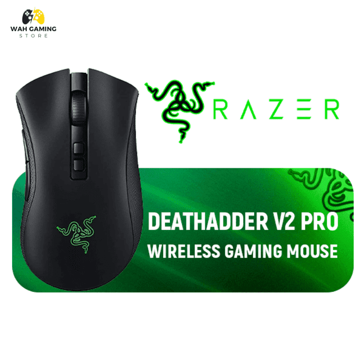 Razer DeathAdder V2 Pro Wireless Top Esports Athletes Razer Focus+ Optical Sensor Used Without Box - Wah Gaming Store