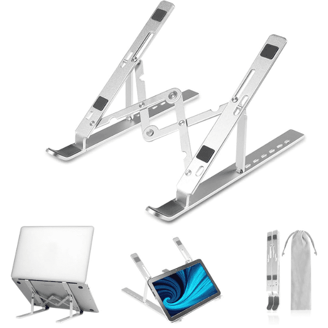 Adjustable laptop stand - Matellic Adjustable Height 7 Level - Wah Gaming Store