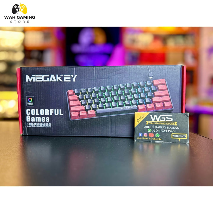 MEGA KEY 60% Hot-Swappable Mechanical Keyboard RGB | Type-C Gaming ...