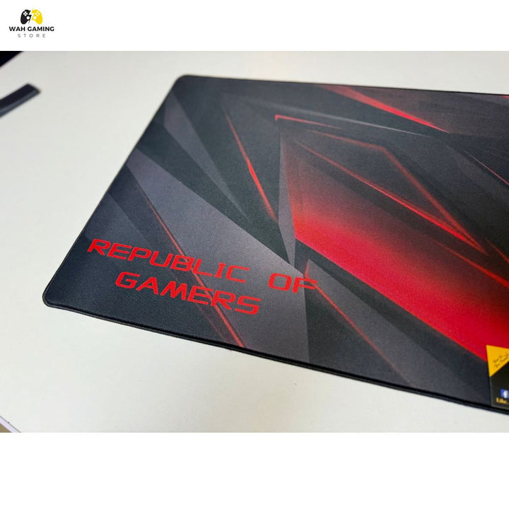 900x400 Gaming Mousepad – Red ROG Extended