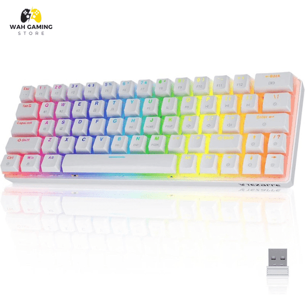Tezarre TK63 Pro RGB Wireless Gaming Keyboard , Mechanical Gaming Keyboard