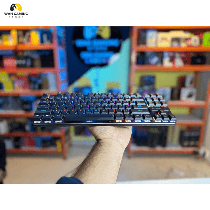 E-YOOOSO Z-66 Gaming Keyboard - Blue Switches Mechanical Keyboard Deatachble Wire - Wah Gaming Store