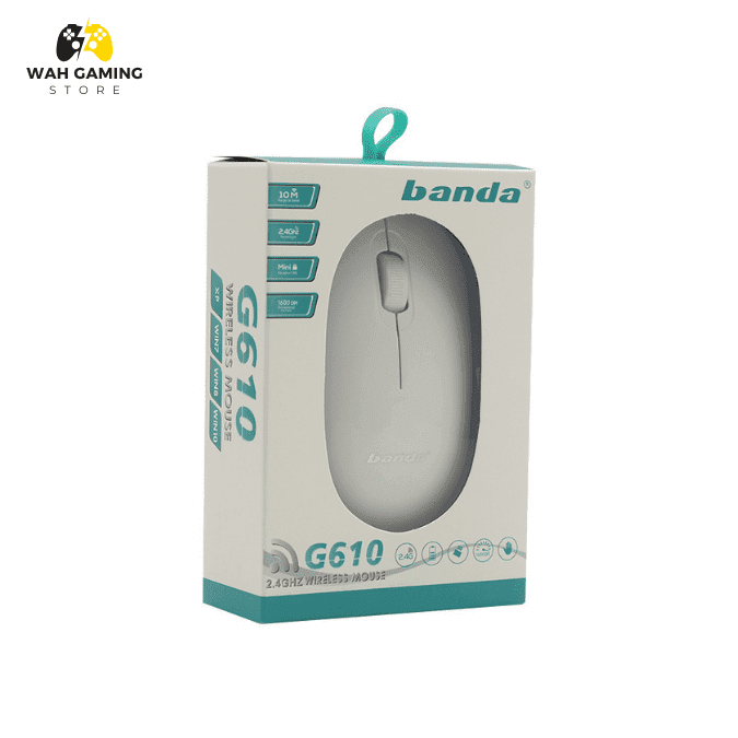 Banda G610 Wireless Mosue For Productivity And Office Use - Wah Gaming Store
