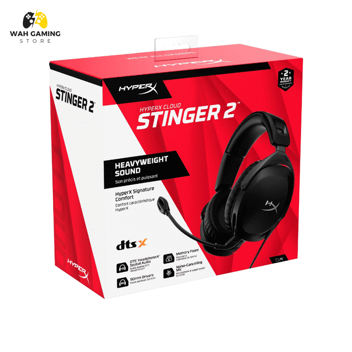 HyperX Cloud Stinger 2 Dts X - Ultra Comfortable - Wah Gaming Store